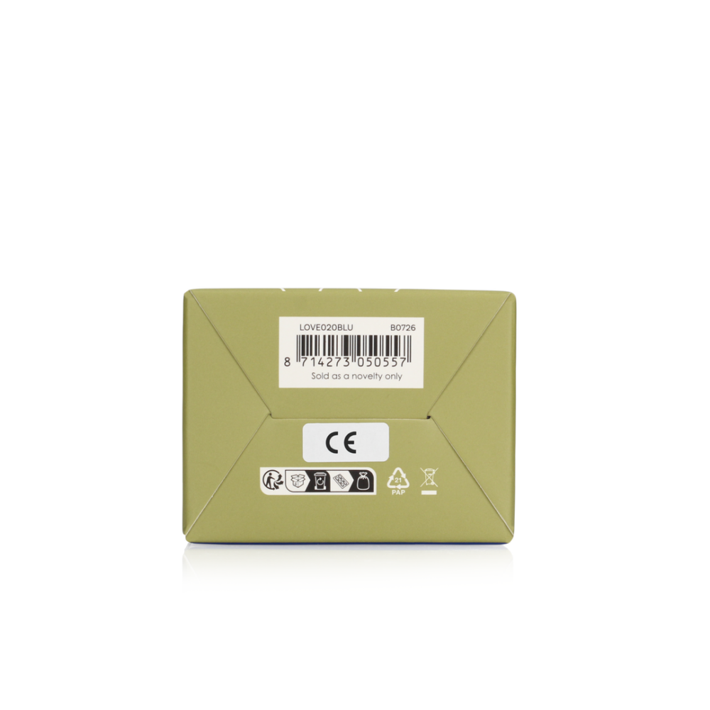 Puntige Vibrerende Cockring - Baltisch Blauw