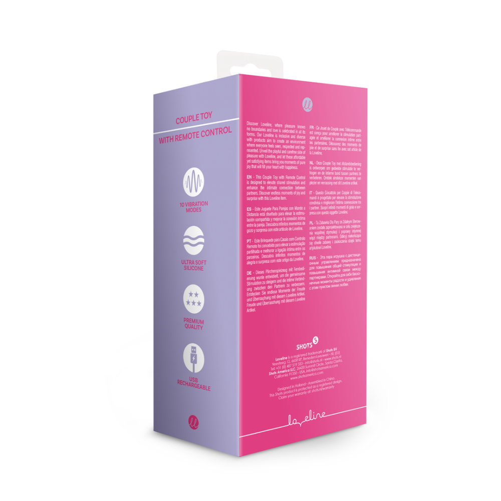 Koppel Speeltje met Afstandsbediening - Wilde Aardbei