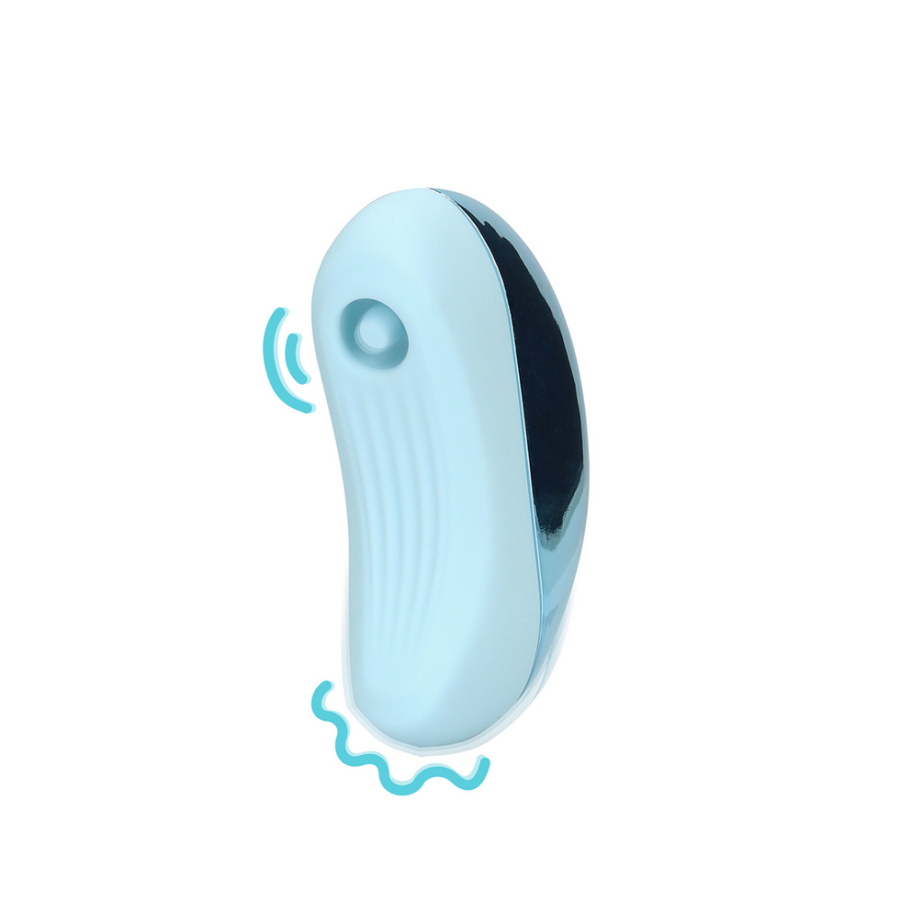 Pulse Wave Clitoris Vibrator - Arctic Blue
